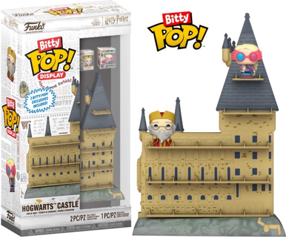 Funko Pop! Bitty Display - Harry Potter Hogwarts Castle [Comes with 2X Exclusive Bitty Pops]